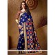 Cotton Silk Blue Traditional Designer Saree