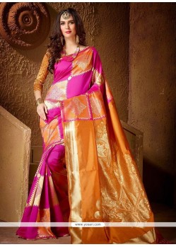 Weaving Work Cotton Silk Traditional Designer Saree