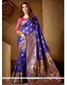 Blue Designer Traditional Saree