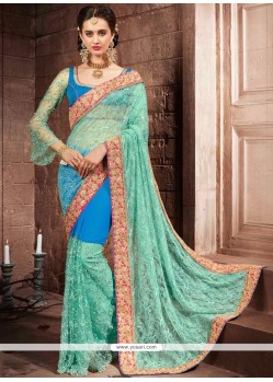 Embroidered Work Designer Traditional Saree