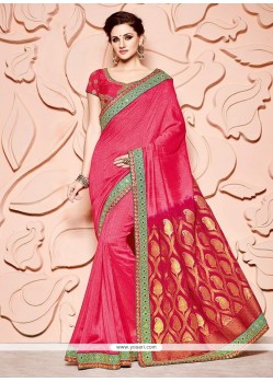 Patch Border Work Classic Designer Saree