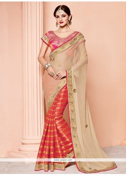 Banarasi Silk Designer Half N Half Saree