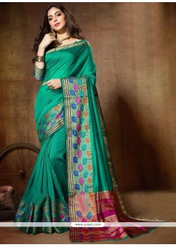 Weaving Work Traditional Designer Saree