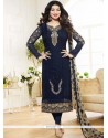 Ayesha Takia Resham Work Faux Georgette Churidar Designer Suit