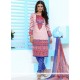 Print Cotton Churidar Suit In Multi Colour