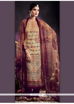 Digital Print Work Designer Palazzo Suit