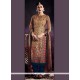 Tussar Silk Digital Print Work Designer Palazzo Suit