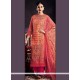 Multi Colour Digital Print Work Tussar Silk Designer Palazzo Suit