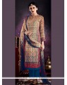 Digital Print Work Multi Colour Designer Palazzo Suit