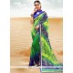 Faux Georgette Print Work Printed Saree