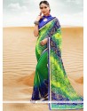 Faux Georgette Print Work Printed Saree