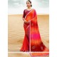 Faux Georgette Multi Colour Printed Saree