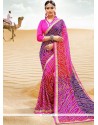 Faux Georgette Printed Saree