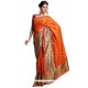 Orange Classic Saree