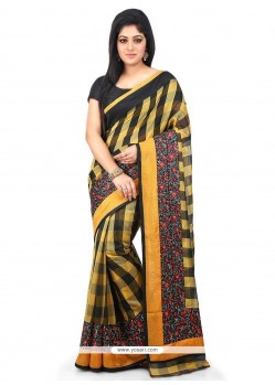 Embroidered Work Art Silk Classic Designer Saree