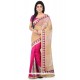 Patch Border Work Designer Half N Half Saree