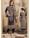 Print Work Cotton Churidar Suit