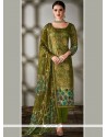 Tussar Silk Designer Straight Suit