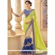 Faux Georgette Multi Colour Classic Designer Saree