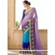 Embroidered Work Designer Half N Half Saree