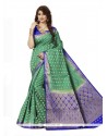 Banarasi Silk Green Traditional Saree