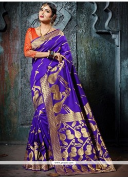 Weaving Work Designer Traditional Saree