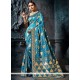 Blue Art Silk Designer Traditional Saree