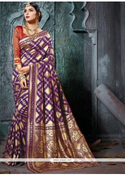 Art Silk Weaving Work Traditional Designer Saree