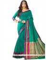 Woven Work Cotton Silk Casual Saree