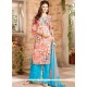 Print Work Brasso Georgette Multi Colour Designer Palazzo Suit