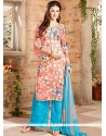 Print Work Brasso Georgette Multi Colour Designer Palazzo Suit