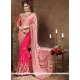 Faux Georgette Half N Half Designer Saree