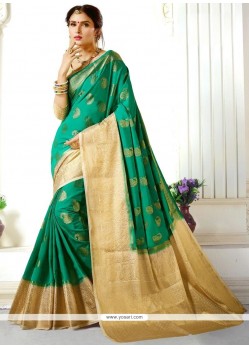 Green Art Silk Designer Traditional Saree