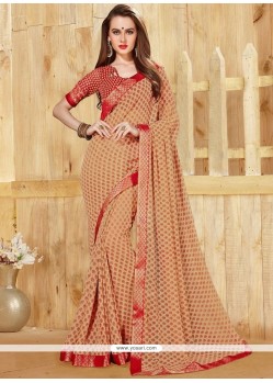 Lace Work Casual Saree