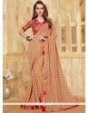 Lace Work Casual Saree