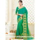 Woven Work Green Designer Traditional Saree