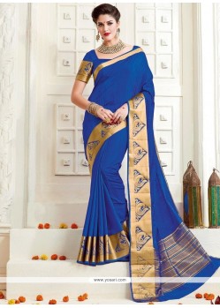 Blue Designer Traditional Saree