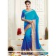 Blue Traditional Designer Saree