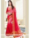 Hot Pink Traditional Designer Saree