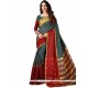 Cotton Silk Grey Casual Saree