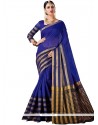 Cotton Silk Woven Work Casual Saree