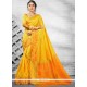 Yellow Designer Traditional Saree