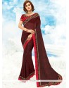 Patch Border Work Brasso Classic Saree