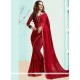 Print Work Faux Georgette Printed Saree