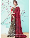 Faux Georgette Print Work Printed Saree