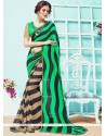 Multi Colour Faux Georgette Printed Saree