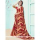 Faux Georgette Multi Colour Printed Saree