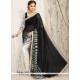 Net Embroidered Work Designer Half N Half Saree