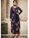 Krystle Dsouza Navy Blue Pant Style Suit