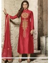 Krystle Dsouza Maroon Cotton Pant Style Suit